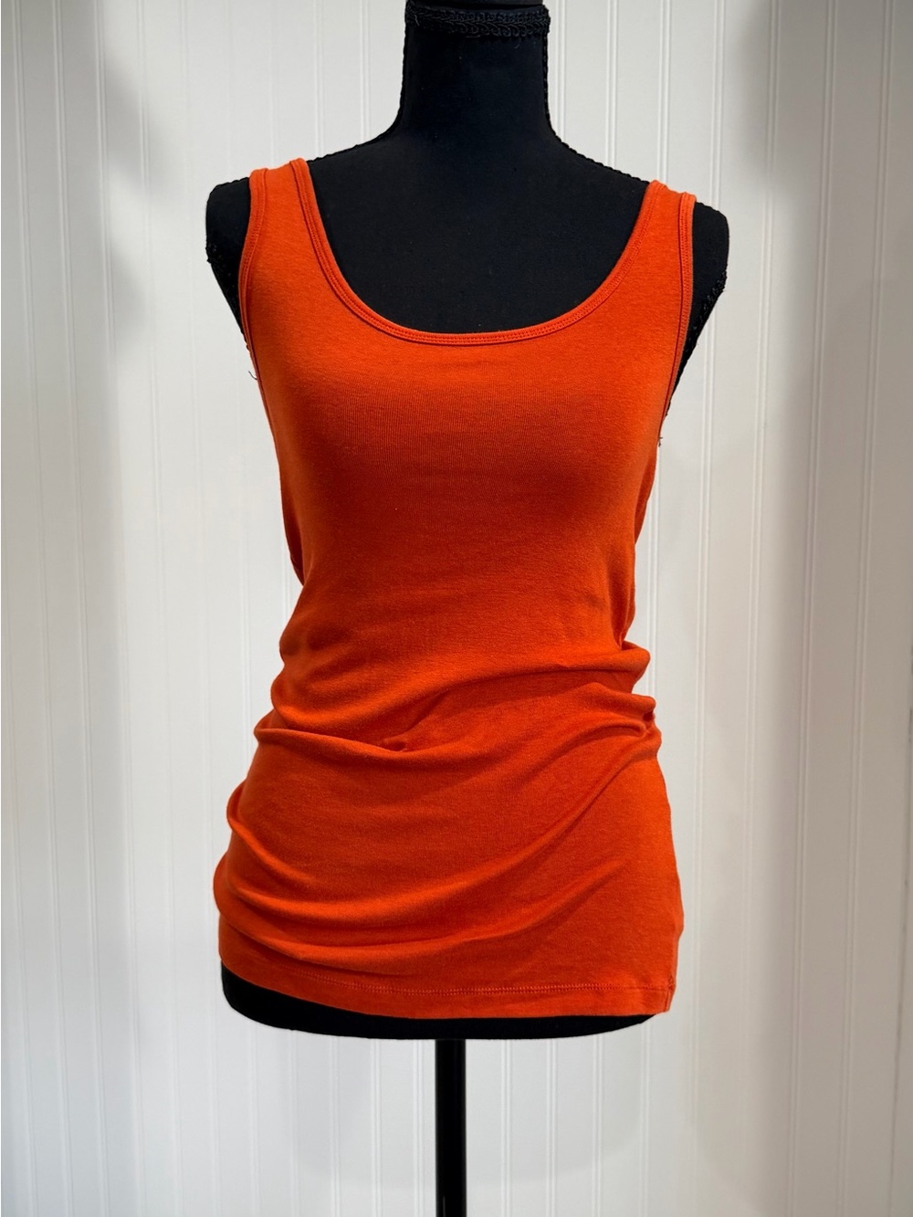 Mossimo Supply Co. Orange Scoop Neck Tank